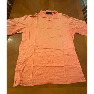 Men's Isleworth Peach Polo Shirt Size XXL